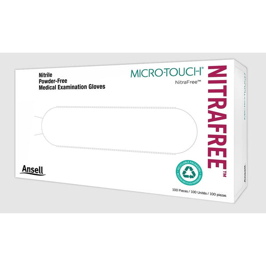 Glove exam nitrile Micro-Touch NitraFree non sterile powder free