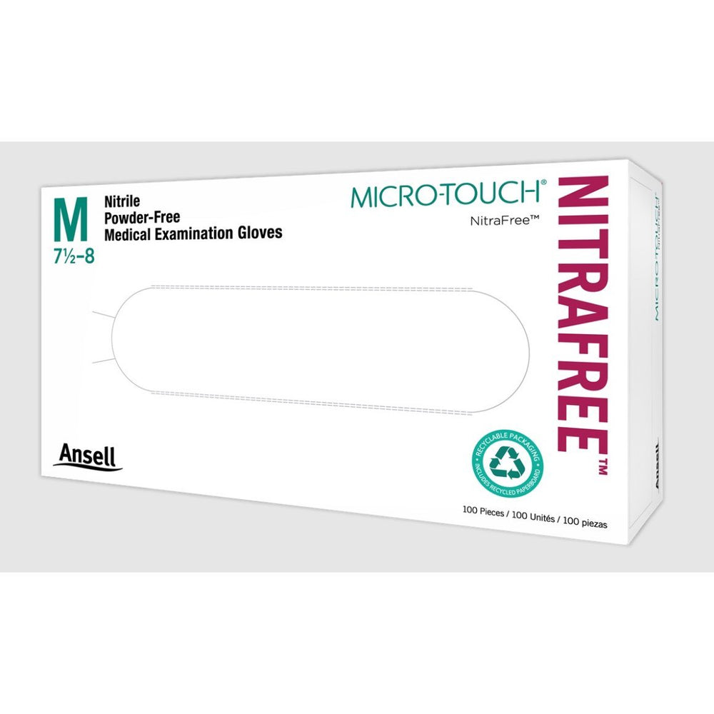 Glove exam nitrile Micro-Touch NitraFree non sterile powder free