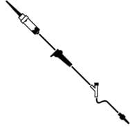 IV infusion set 10 drops 1 port LL