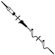 IV infusion set 10 drops 2 ports LS
