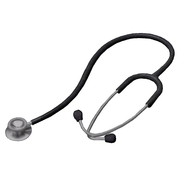 Stethoscope double headed with stainless steel chestpiece