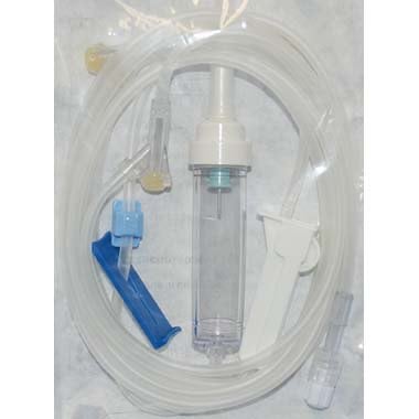 IV Infusion Set 60 Drops 2 Ports