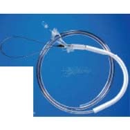 Nasogastric feeding tube with stylet for large animals