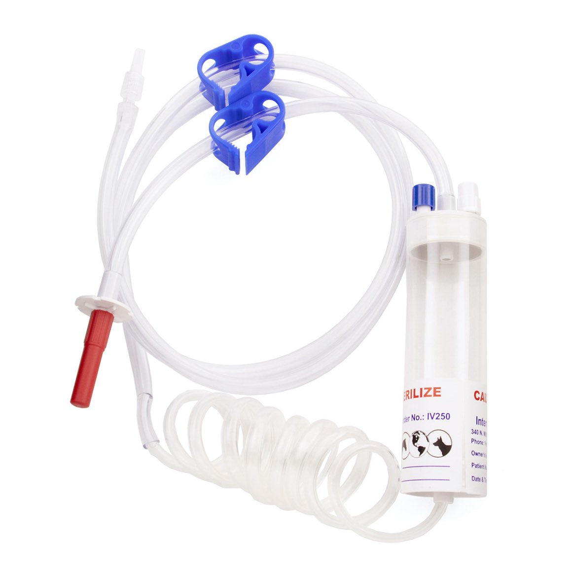 Large animal rapid infusion set (IV250)