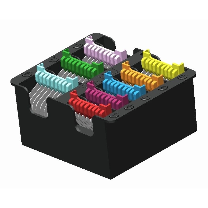 Guide with caddy for all 5in1 clipper blades