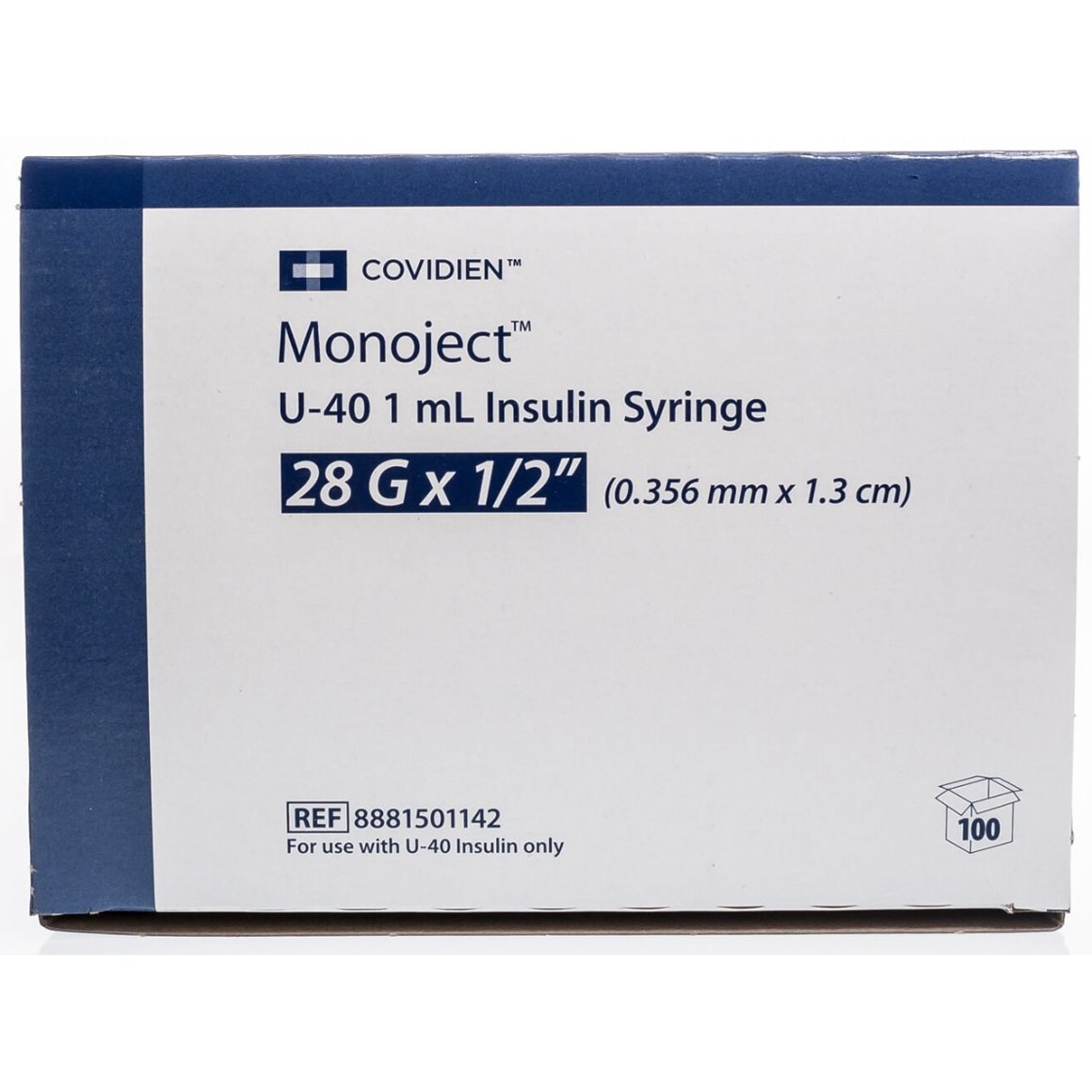 Insulin syringe Monoject 40 IU 1 cc