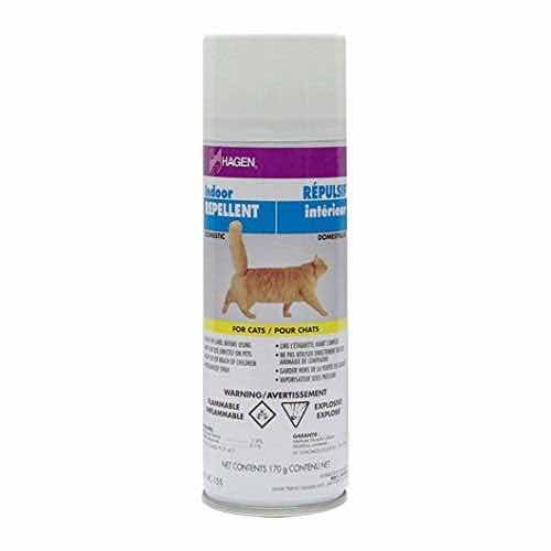 Aerosol indoor cat repellent