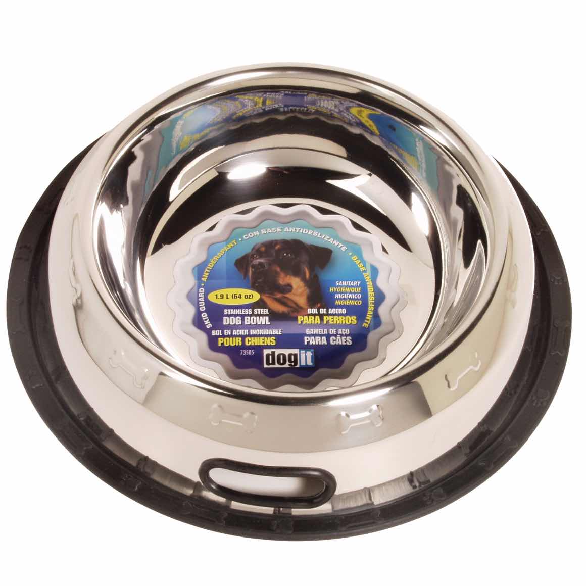 Non spill dog dish