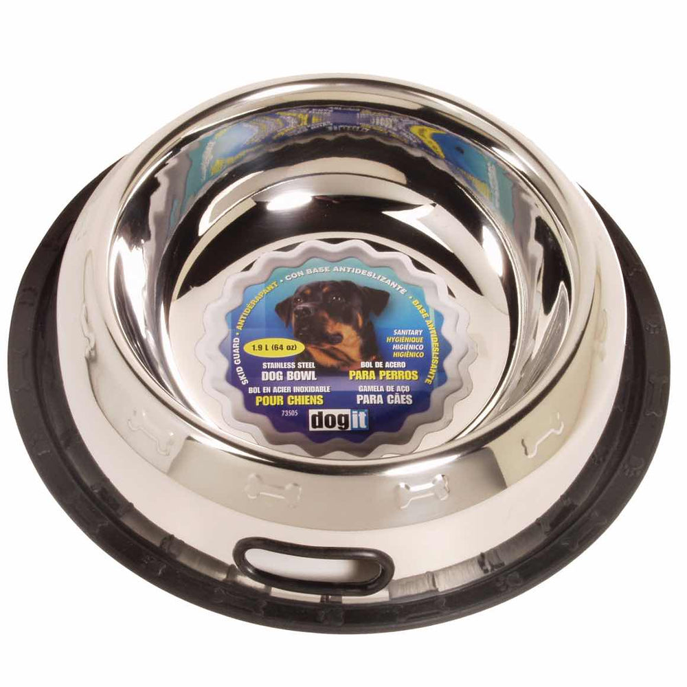 Non spill dog dish