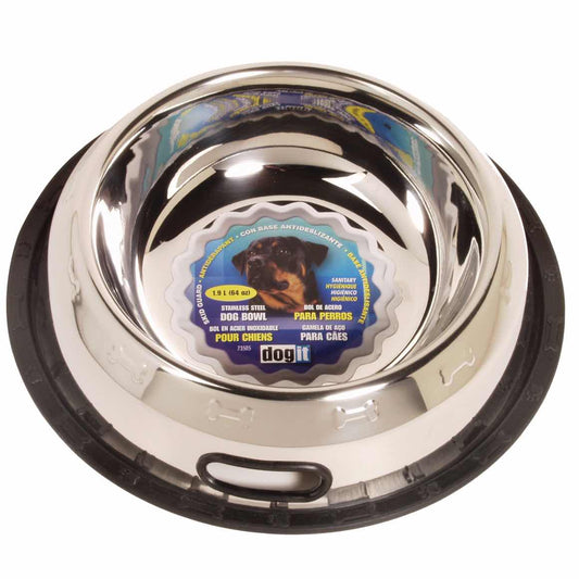 Non spill dog dish