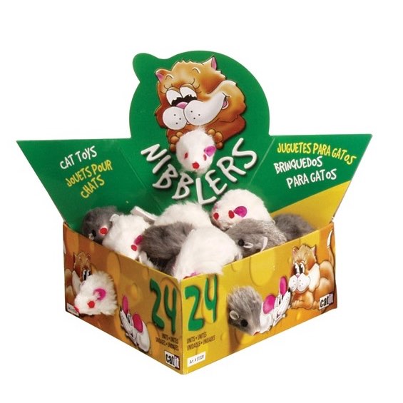 Nibblers fur mice cat toy