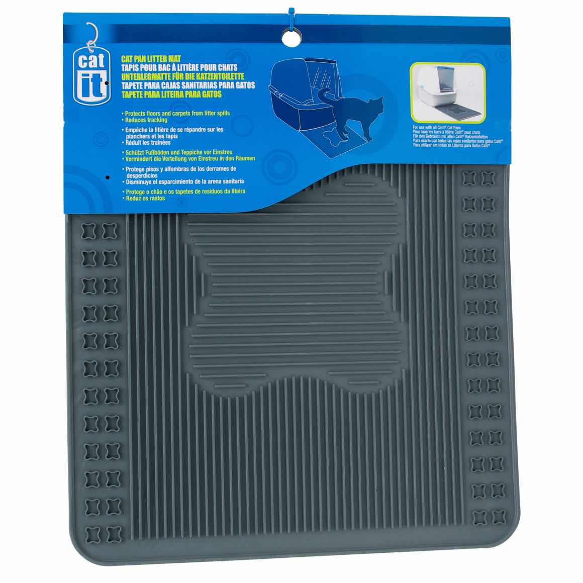 Litter pan mat
