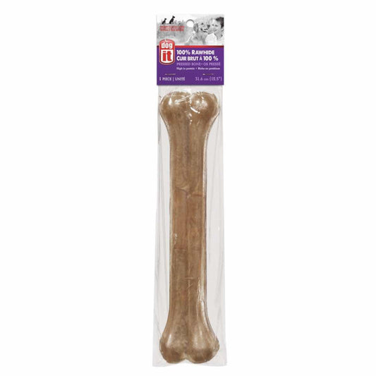 Pressed rawhide bone