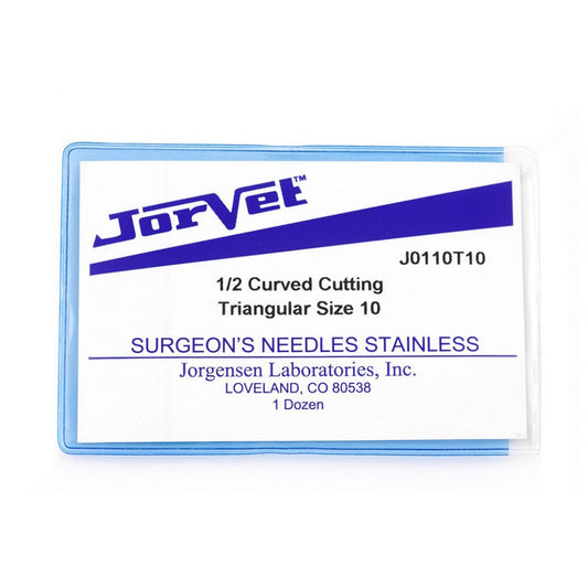 Needle half curved