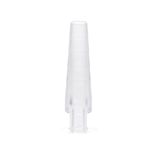 Catheter luer fitting barbed connector