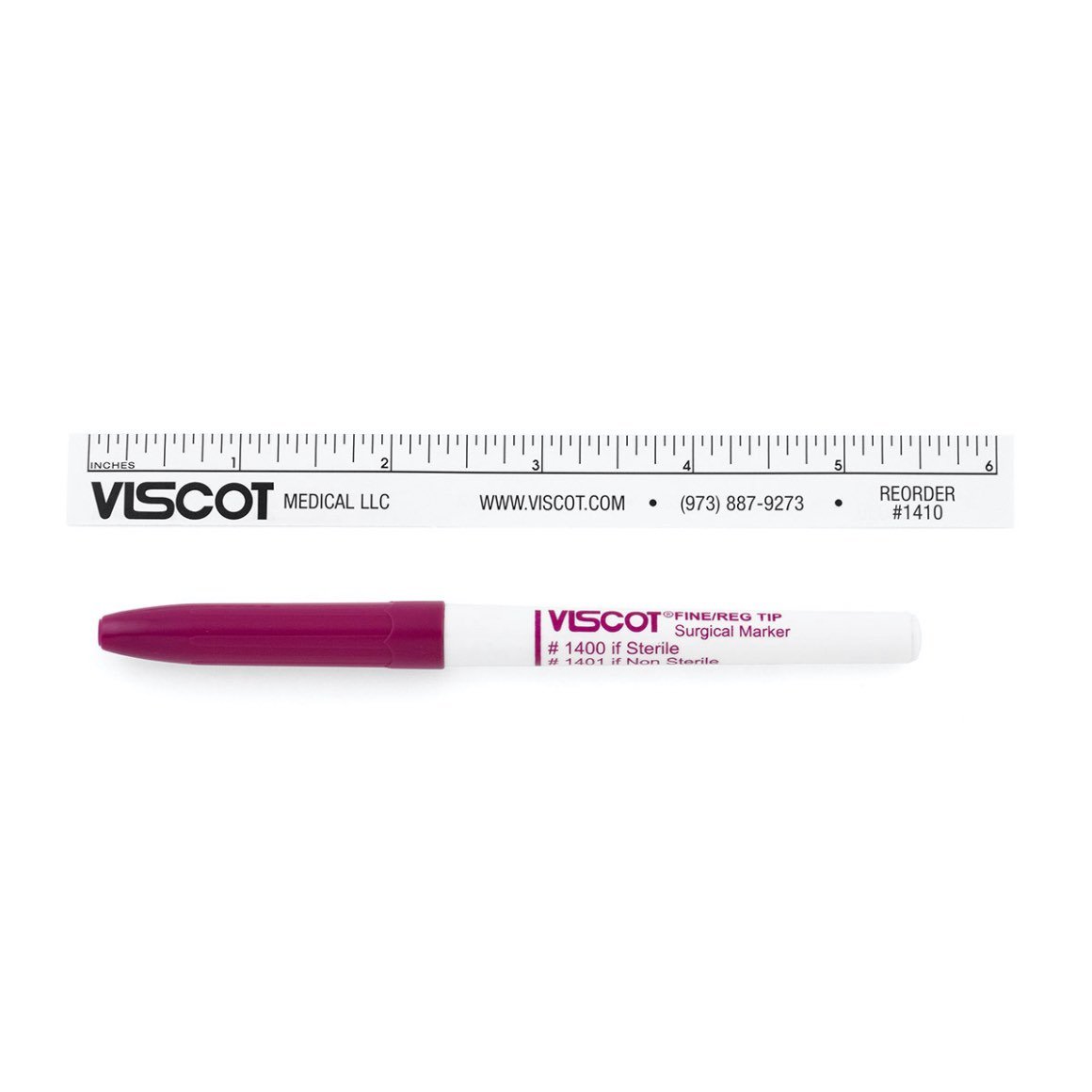 Surgical skin marker with Ruler