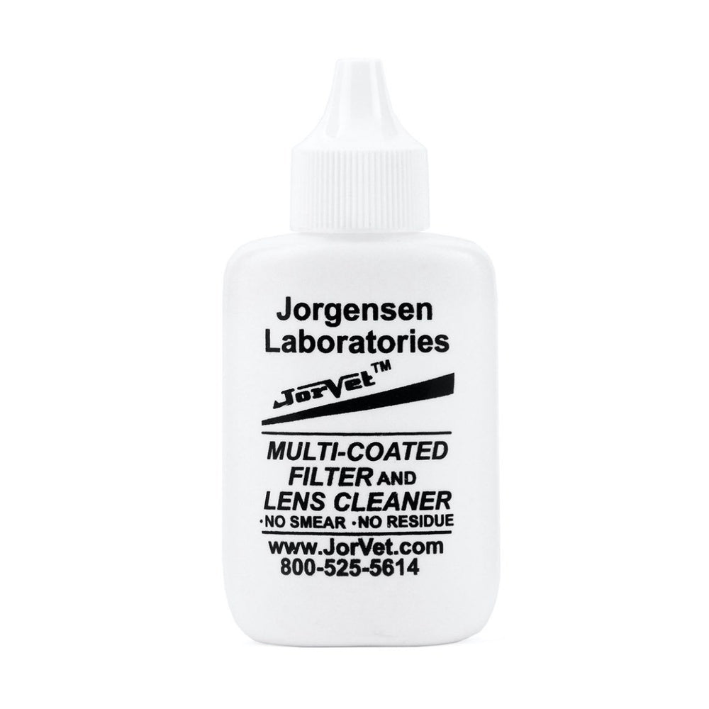 Lens cleaning solution no residue