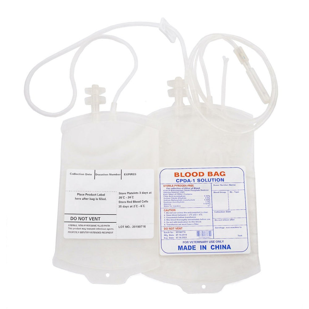 Blood double collection unit