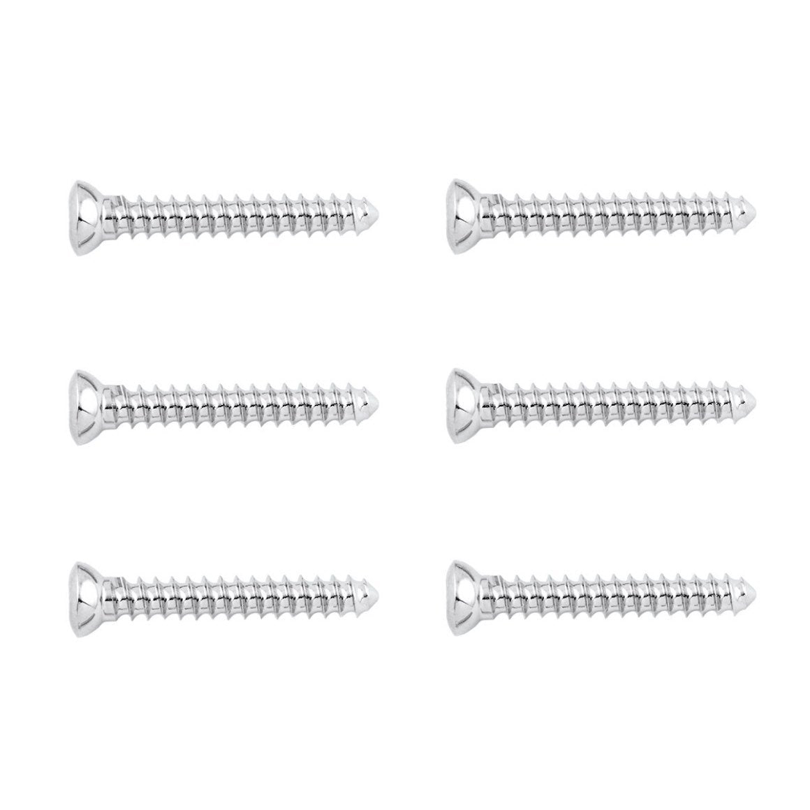Cortical bone screws
