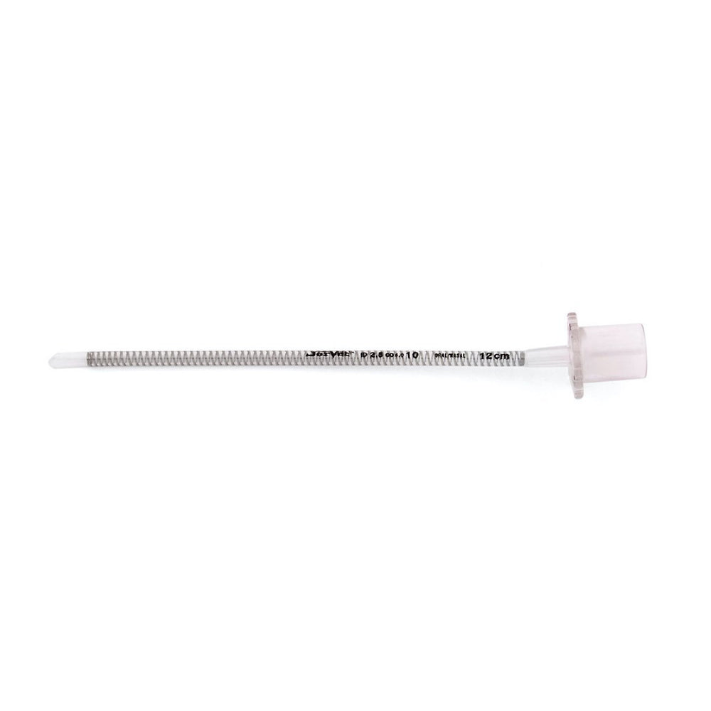Endotracheal tube silicone with reinforcement without cuff