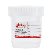 Formalin-filled jar