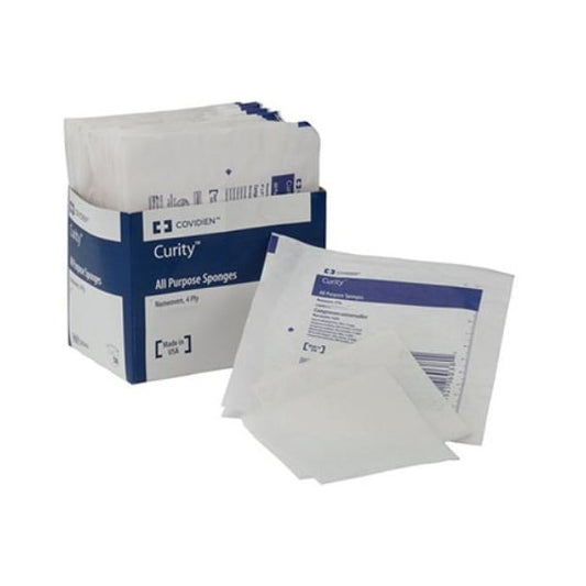 Gauze sponge Curity non woven non sterile 4 ply