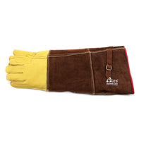 Leather protection gloves