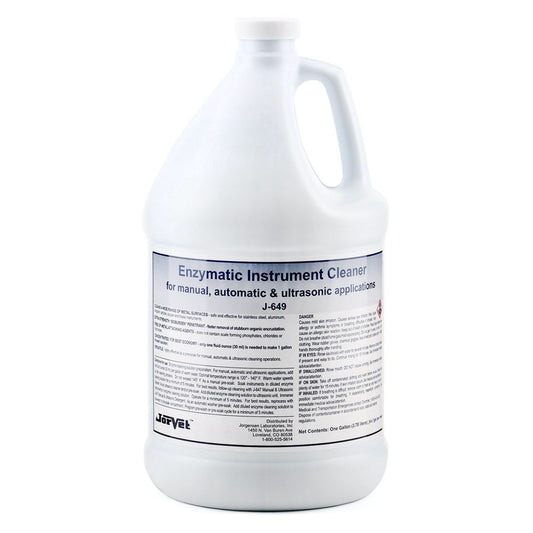 Ultrasonic enzymatic instrument cleaner