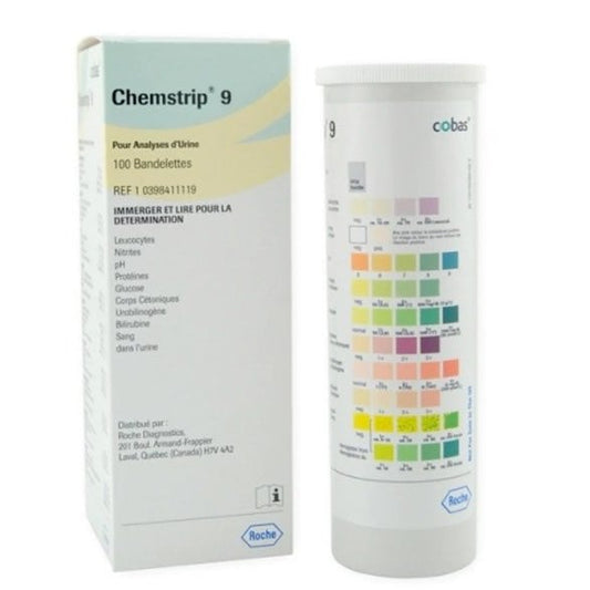 Chemstrip 9 urine test strips