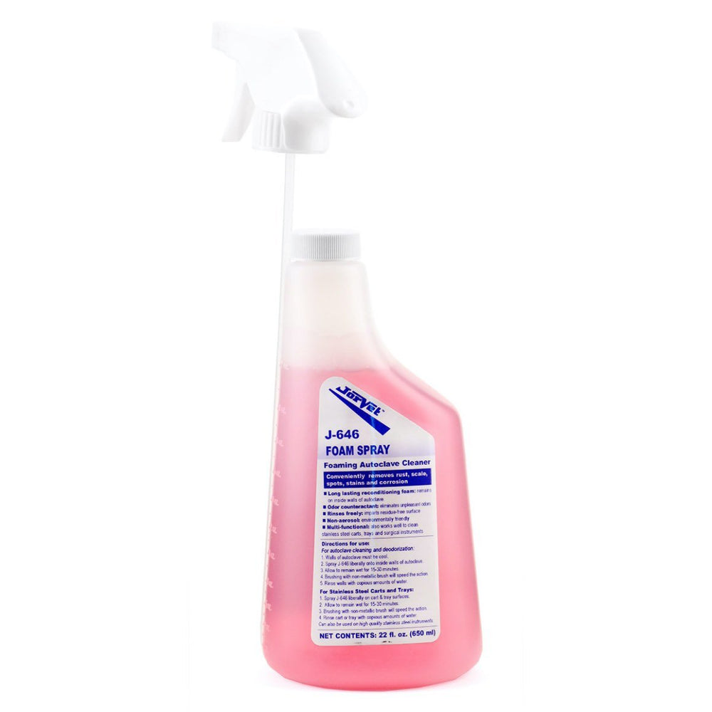 Foaming autoclave cleaner
