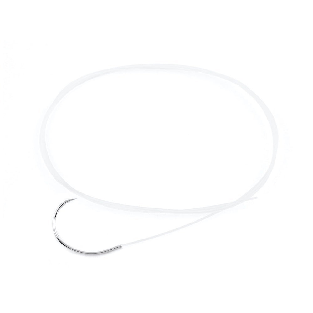 Cruciate suture with needle