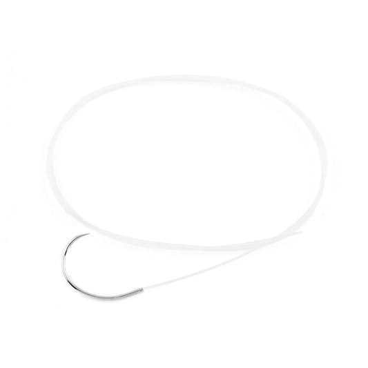 Cruciate suture with needle