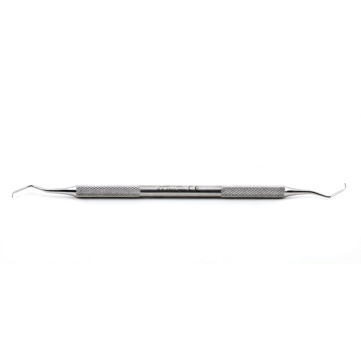 Subgingival dental curette doubled ended