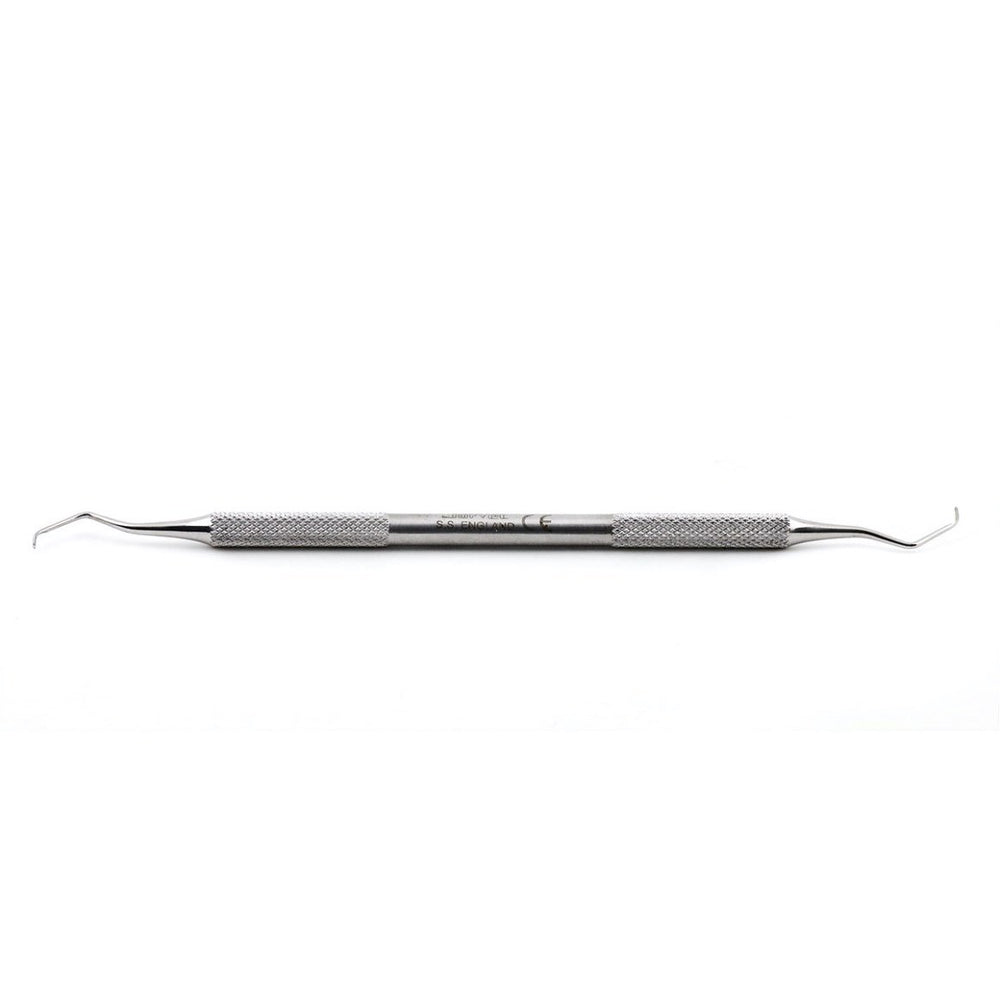 Subgingival dental curette doubled ended