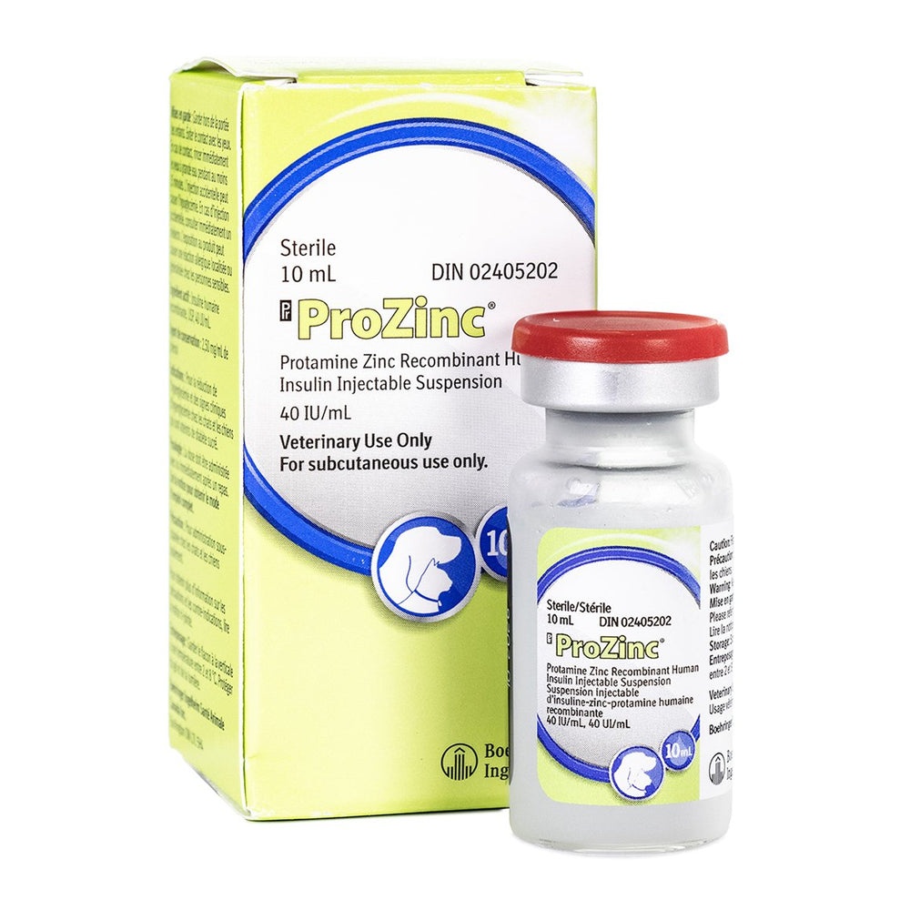 Program Injection 40 Cats ProZinc Injectable Suspension for Cats – 40 IU Insulin for Diabetes ...