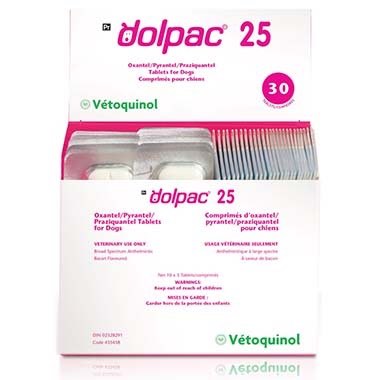 Dolpac Broad-Spectrum Dog Dewormer Chewable Tablets – Treatment for ...