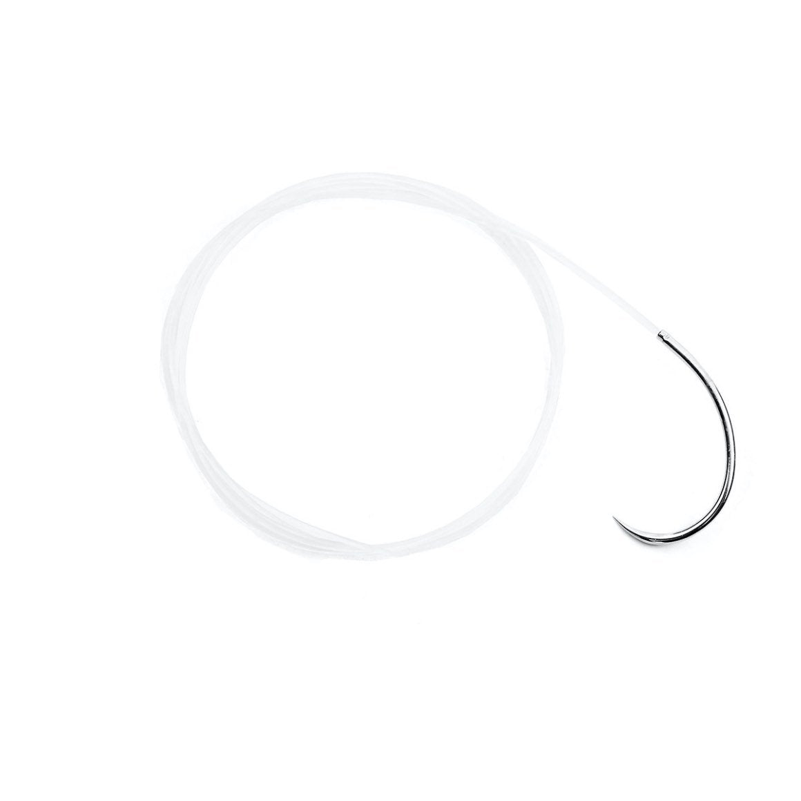 Cruciate double suture with needle