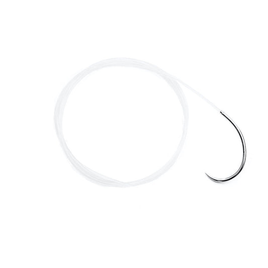 Cruciate double suture with needle