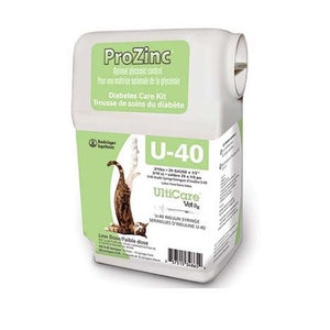 Insulin syringe veterinary ProZinc 40 IU 0,3 cc with container