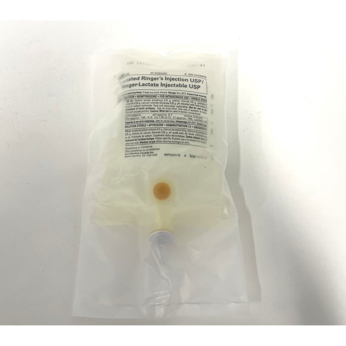 Lactate Ringer's injection USP