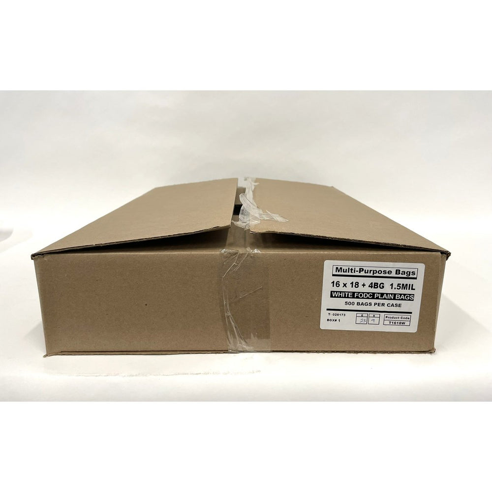 Oxo-biodegradable plastic courtesy bags clear