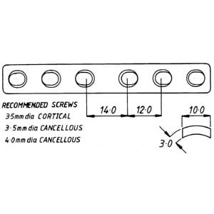 Compression bone plate