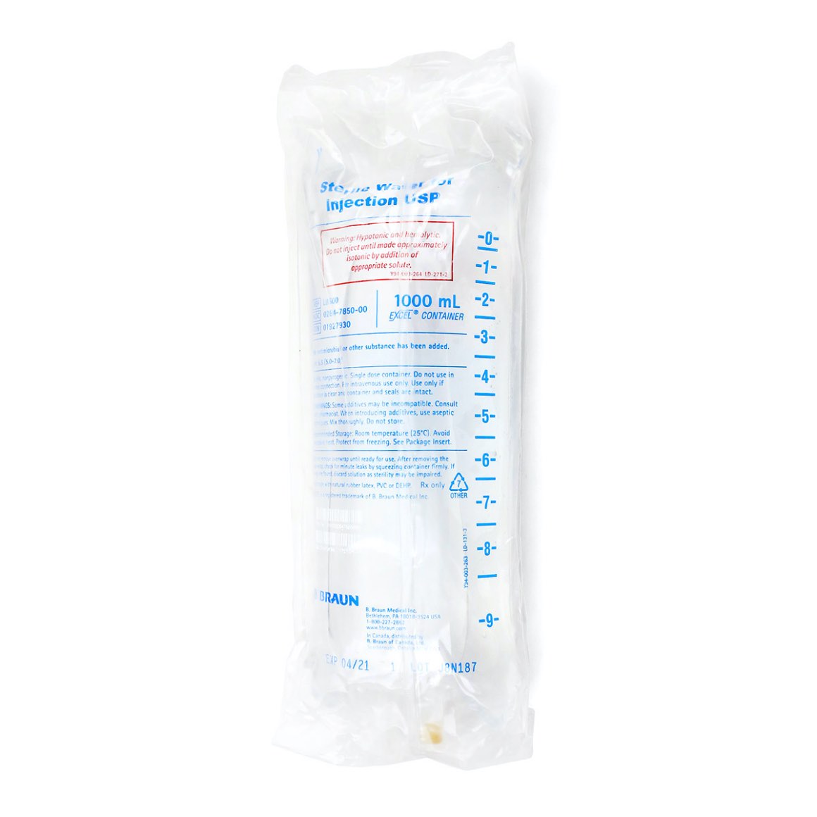 Sterile water for injection