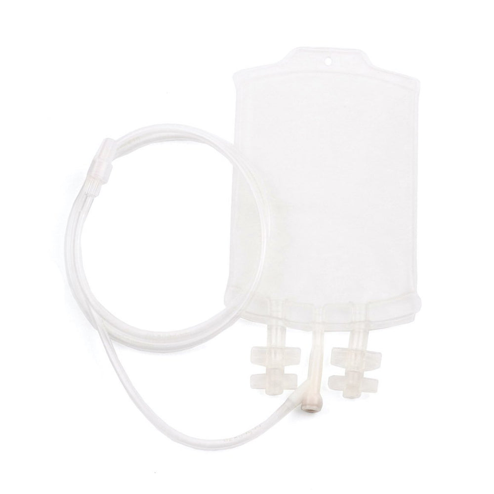 Dry blood collection bag