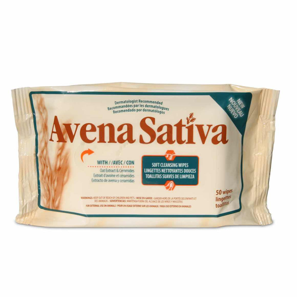 Avena Sativa soft cleansing wipes