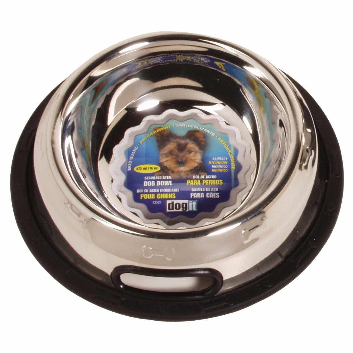 Non spill dog dish
