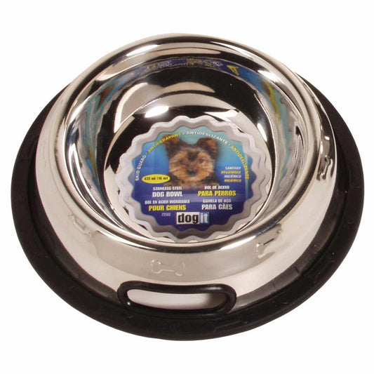 Non spill dog dish