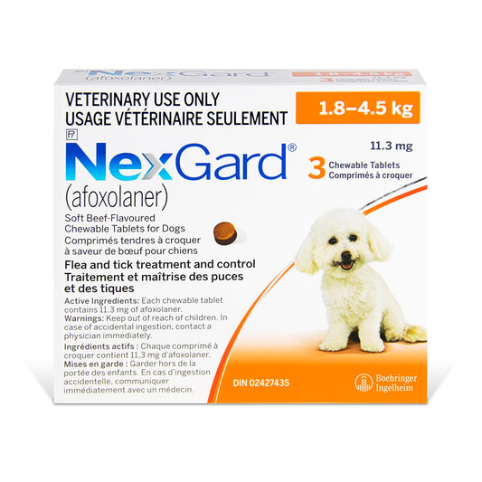 NexGard chewable tablets for dogs