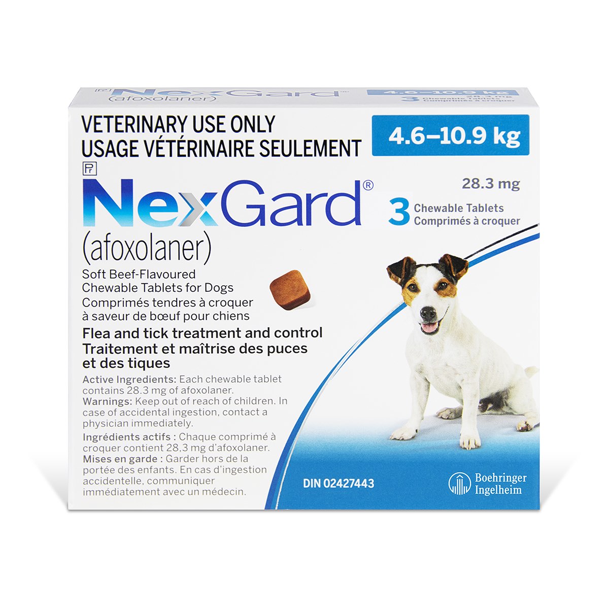 NexGard chewable tablets for dogs