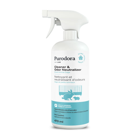 Cage cleaner & odor neutralizer for small animals